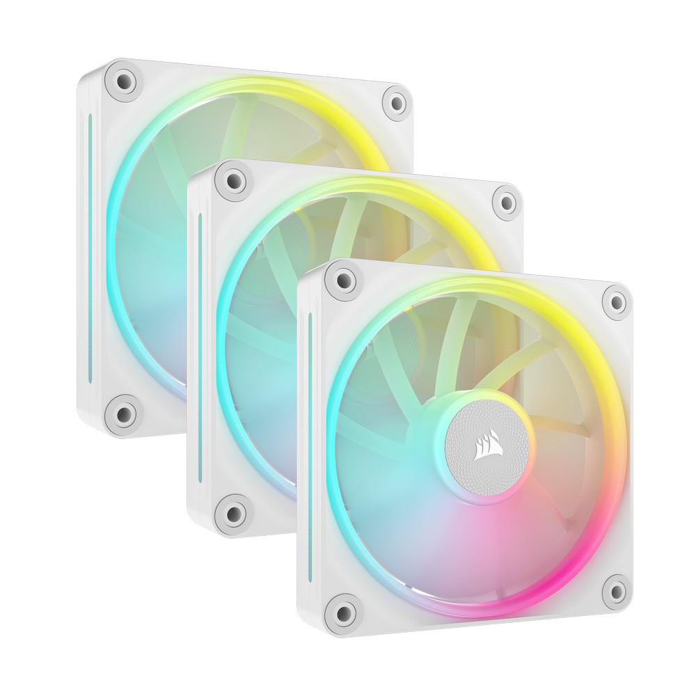 CORSAIR - CORSAIR iCUE LINK LX120 RGB 120mm PWM White Fan Starter Kit