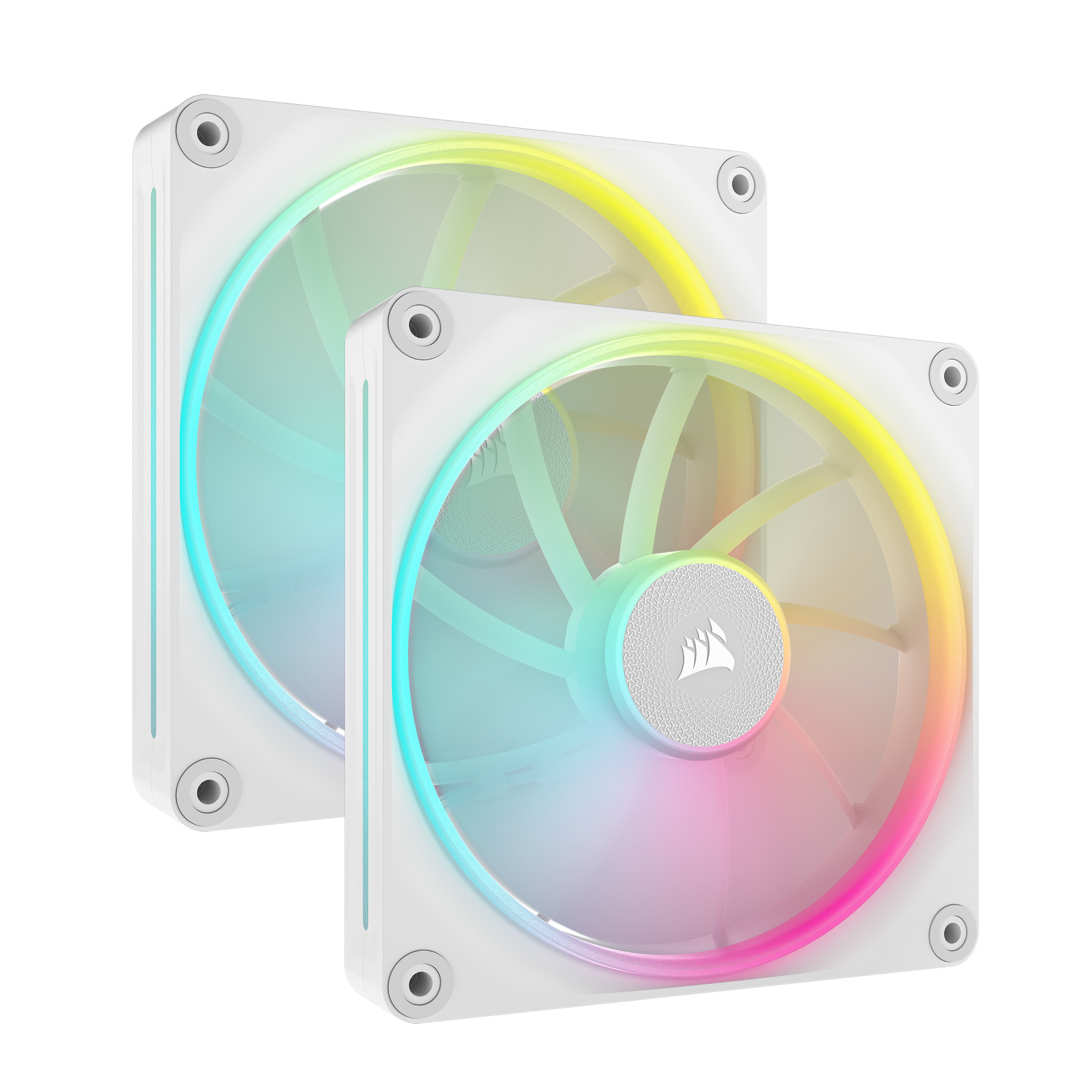 CORSAIR - CORSAIR iCUE LINK LX140 RGB 140mm PWM White Fans Starter Kit