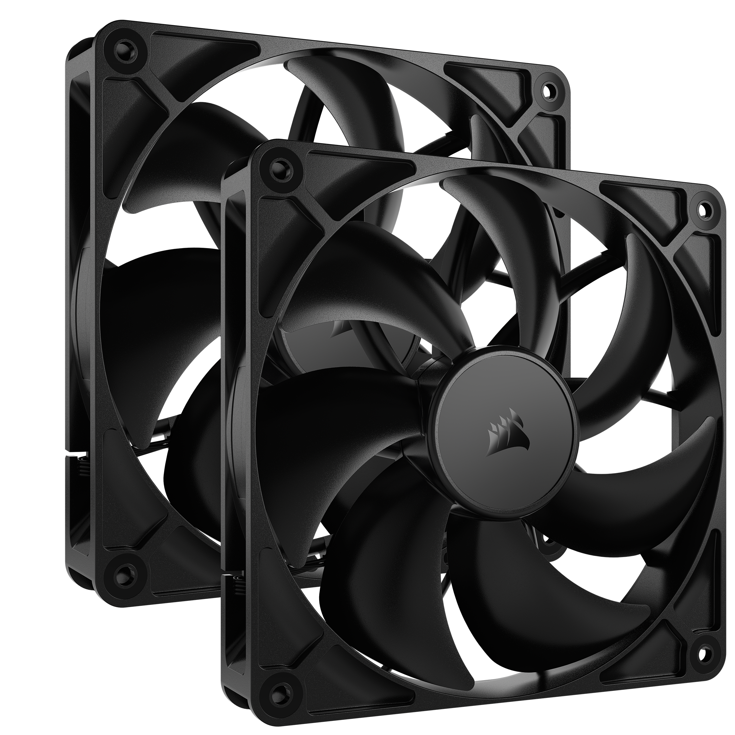 CORSAIR RS140 140mm PWM Black Dual Fan Pack