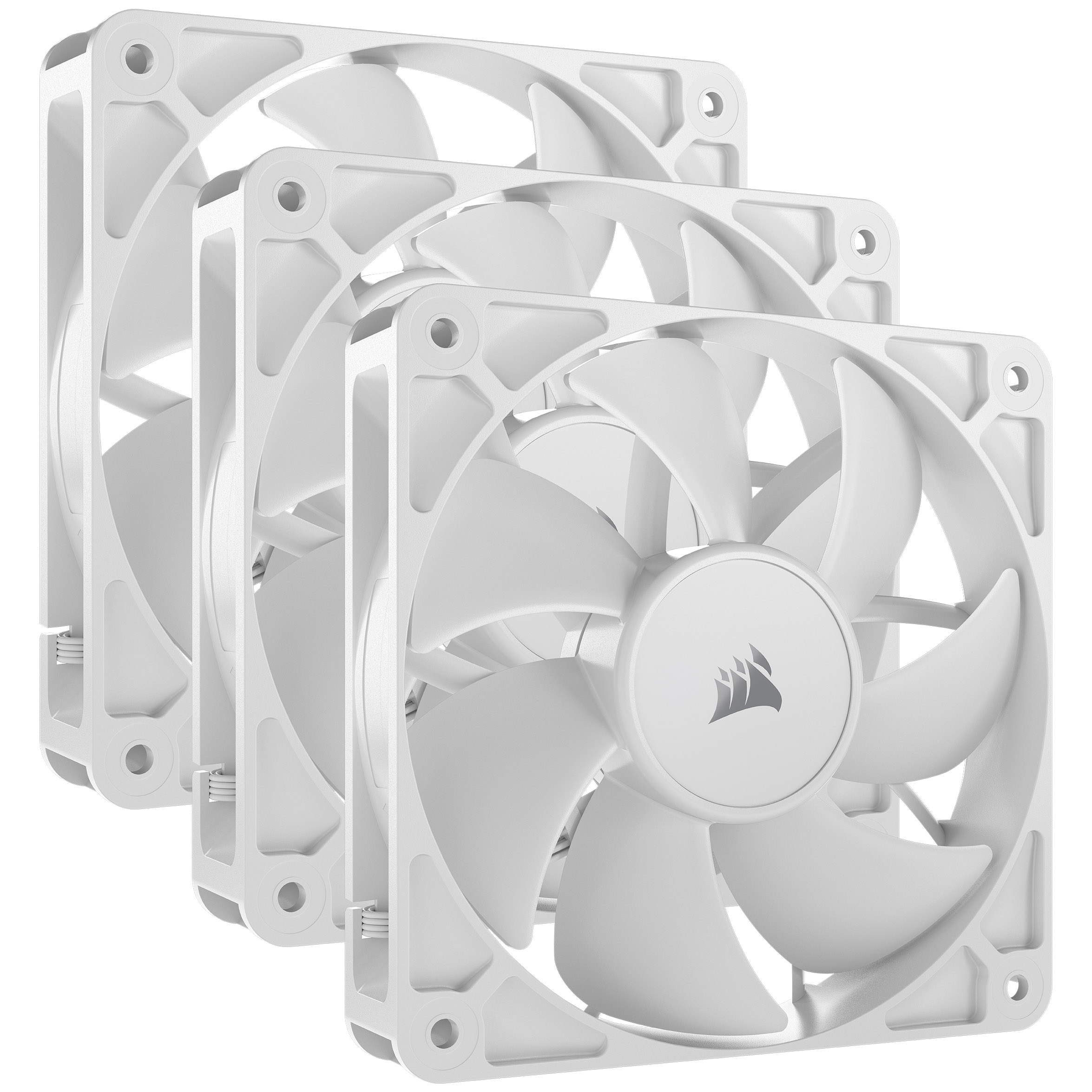 CORSAIR RS120 120mm PWM White Triple Fan Pack