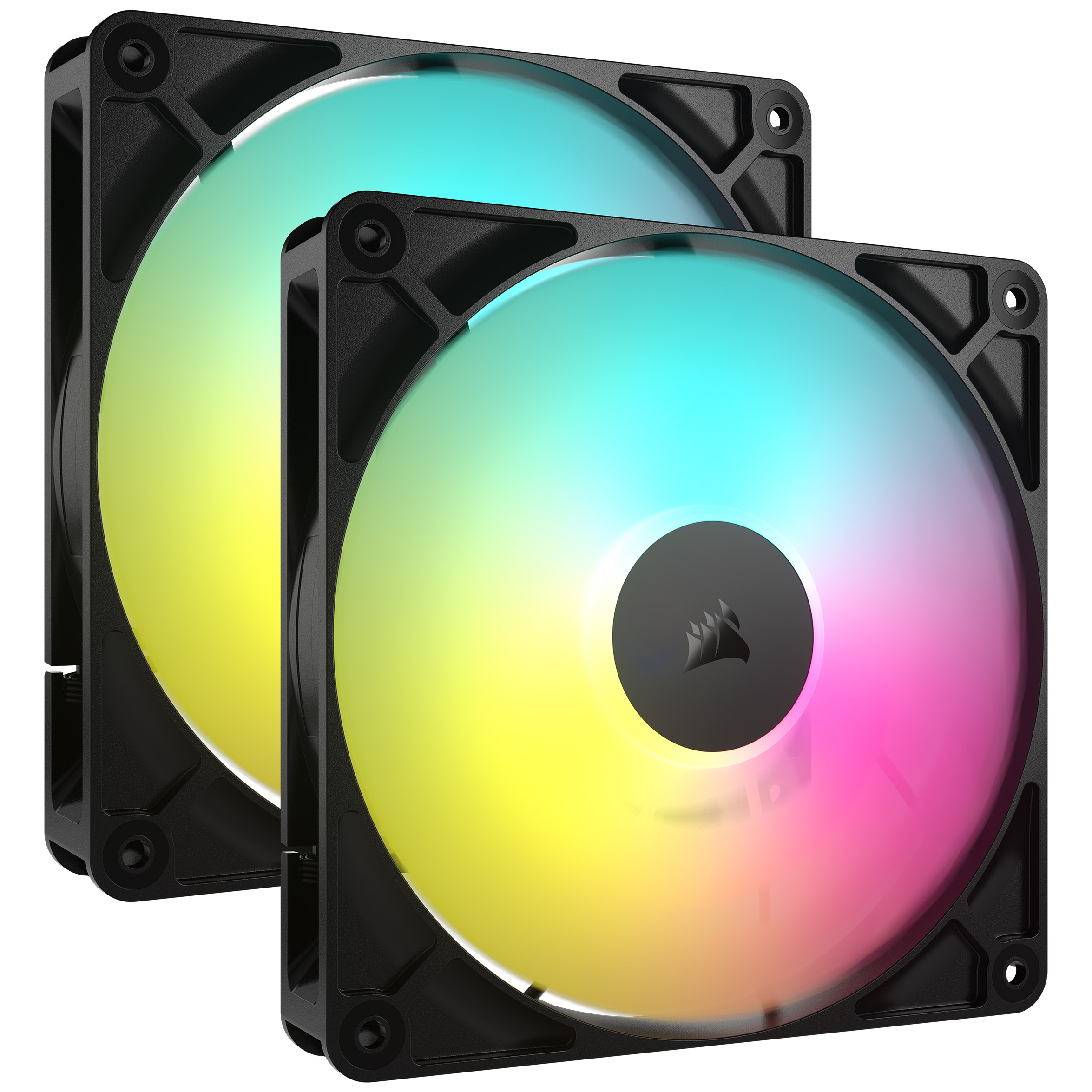 CORSAIR RS140 ARGB 140mm PWM Black Dual Fan Pack