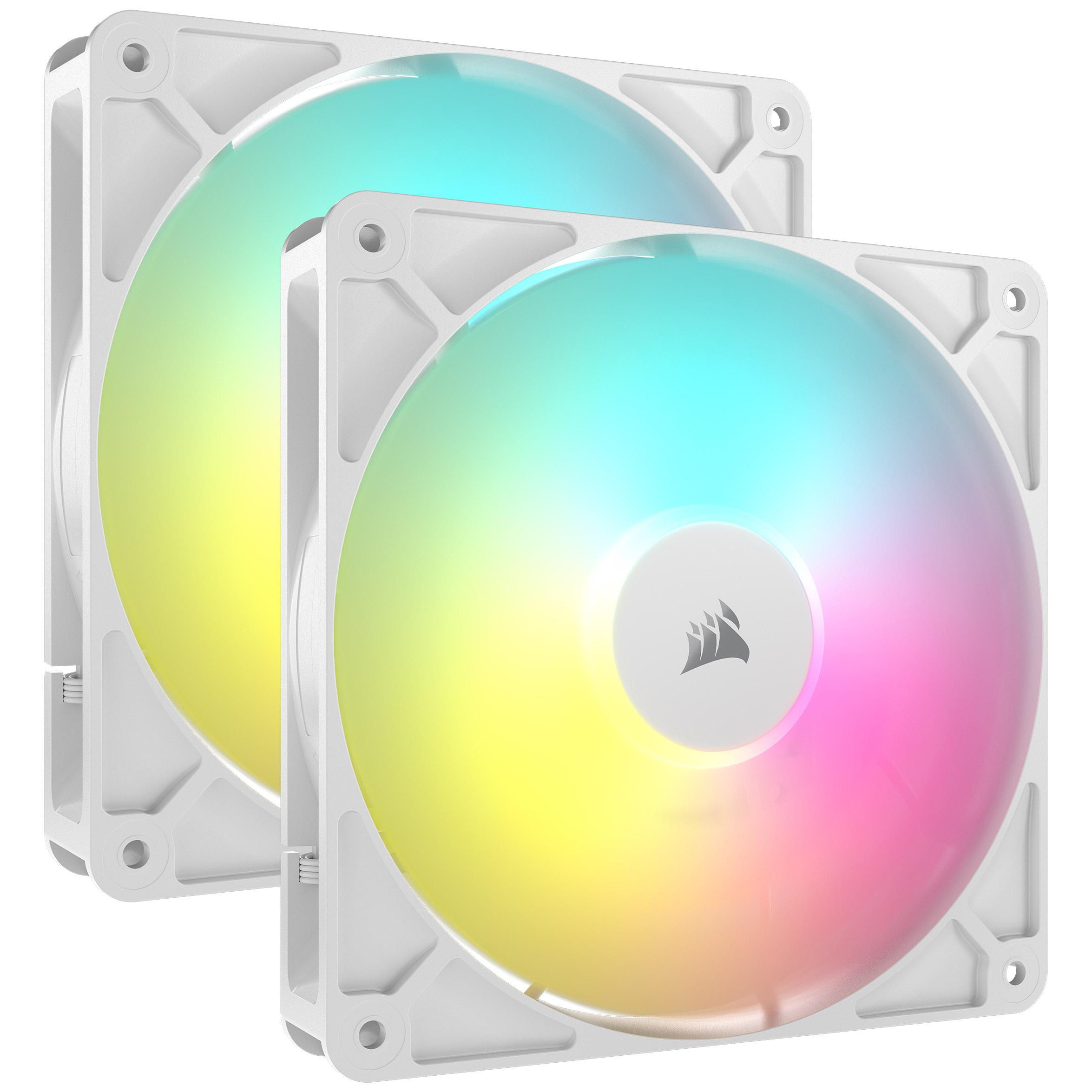 CORSAIR RS140 ARGB 140mm PWM White Dual Fan Pack