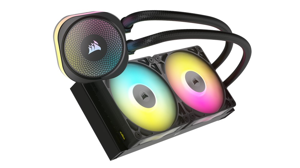 CORSAIR - CORSAIR iCUE LINK TITAN 240 RX RGB Black All In CPU Water Cooler - 240mm