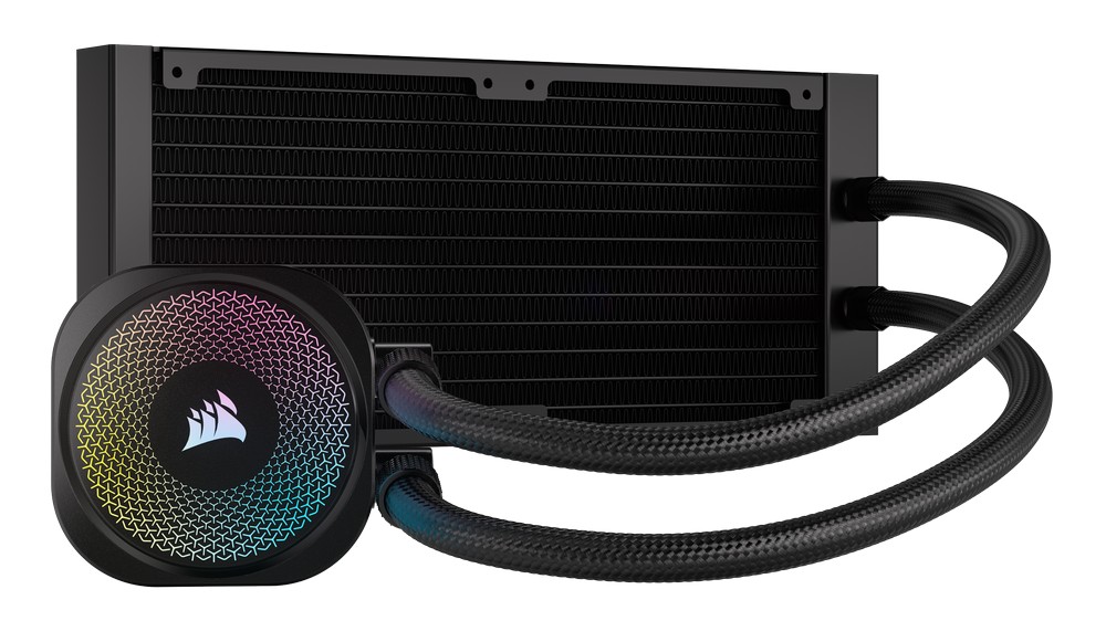 CORSAIR - CORSAIR iCUE LINK TITAN 240 RX RGB Black All In CPU Water Cooler - 240mm