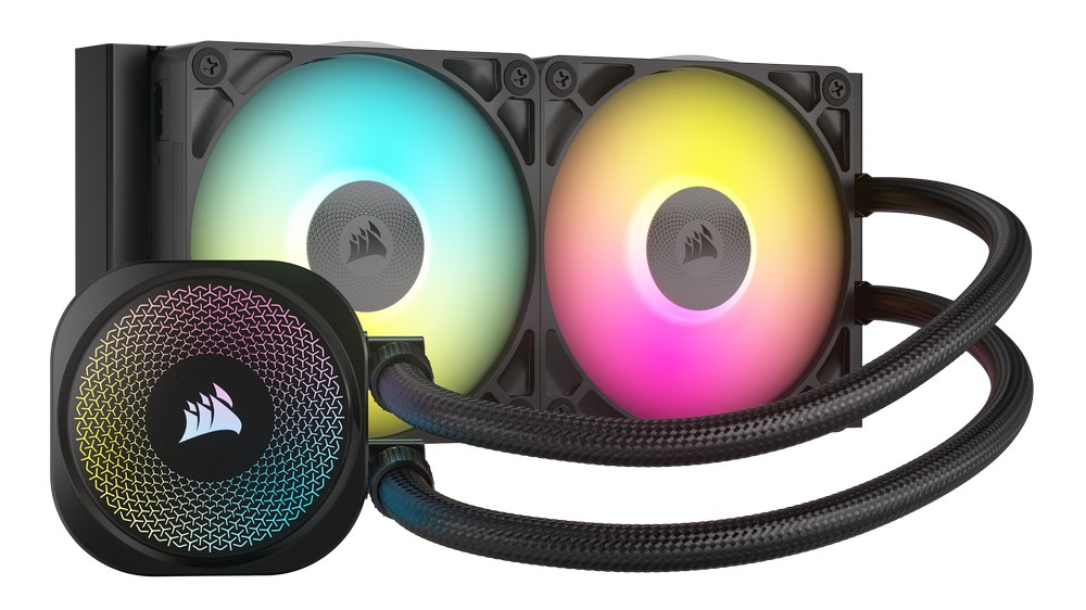 CORSAIR iCUE LINK TITAN 240 RX RGB Black All In CPU Water Cooler - 240mm