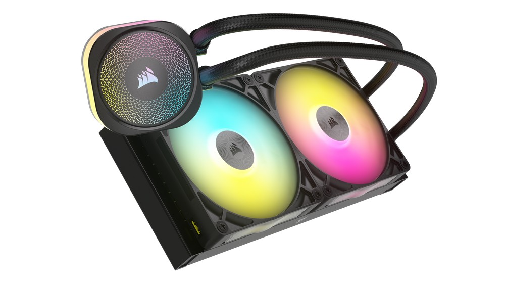 CORSAIR - CORSAIR iCUE LINK TITAN 280 RX RGB Black All In CPU Water Cooler - 280mm