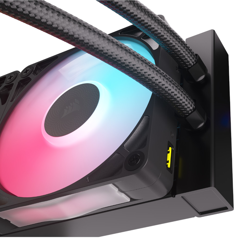 CORSAIR - Corsair iCUE LINK TITAN 240 RX LCD RGB Black All In One CPU Cooler - 240mm