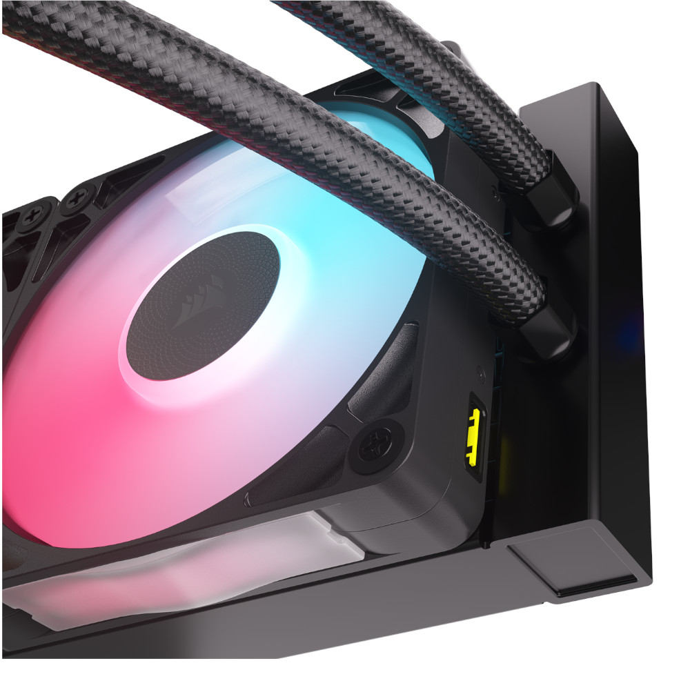 CORSAIR - Corsair iCUE LINK TITAN 360 RX LCD RGB Black All In One CPU Cooler - 360mm