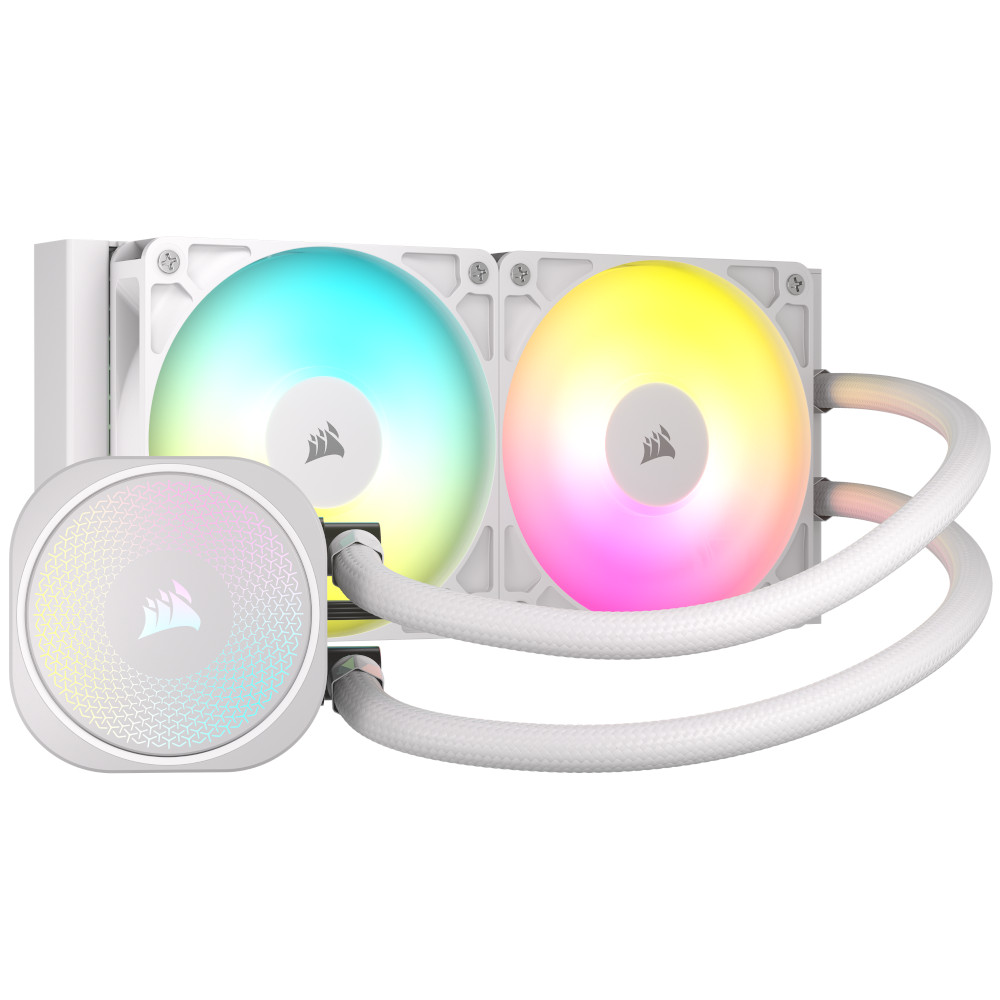 Corsair NAUTILUS 240 RS ARGB White All In One CPU Cooler - 240mm