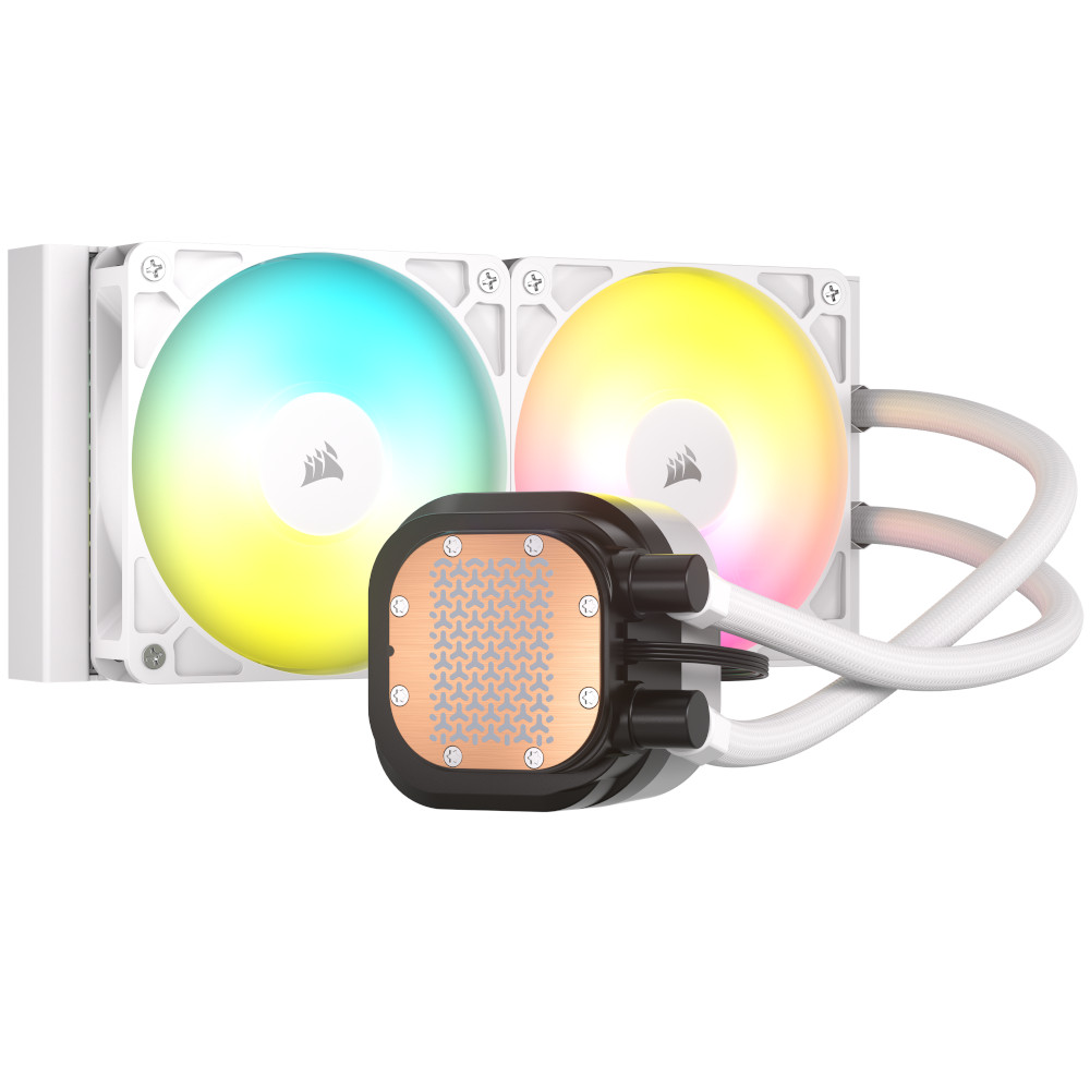 CORSAIR - Corsair NAUTILUS 240 RS ARGB White All In One CPU Cooler - 240mm