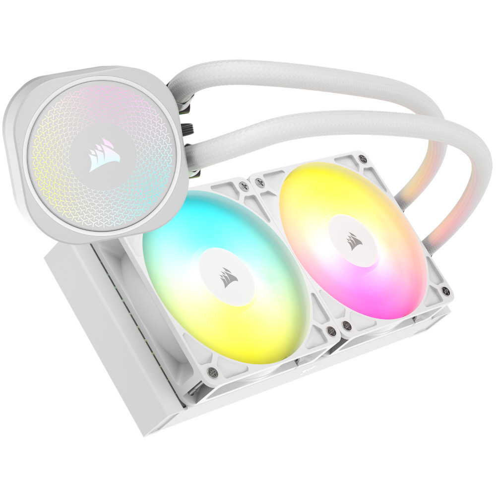 CORSAIR - Corsair NAUTILUS 240 RS ARGB White All In One CPU Cooler - 240mm