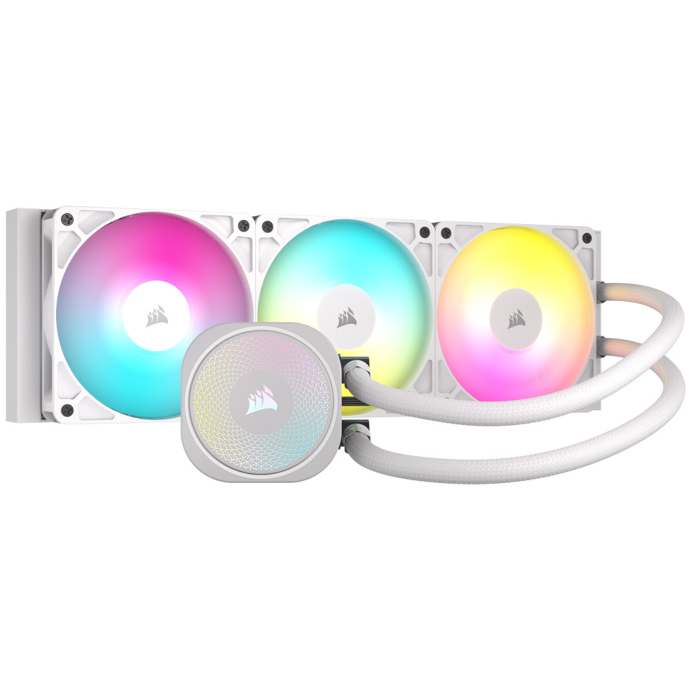 Corsair NAUTILUS 360 RS ARGB White All In One CPU Cooler - 360mm