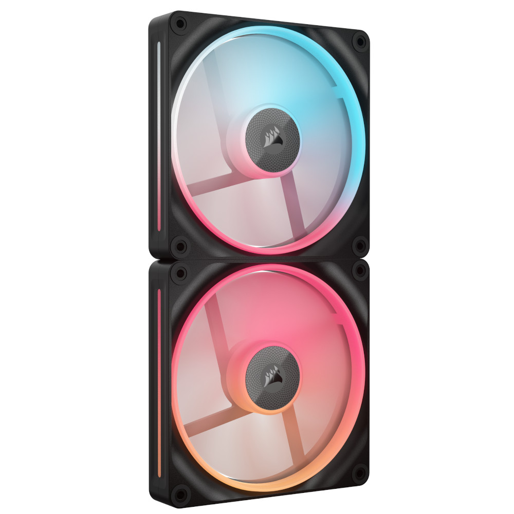 CORSAIR - CORSAIR iCUE LINK LX140-R RGB 140mm PWM Reverse Fans Starter Kit - Black