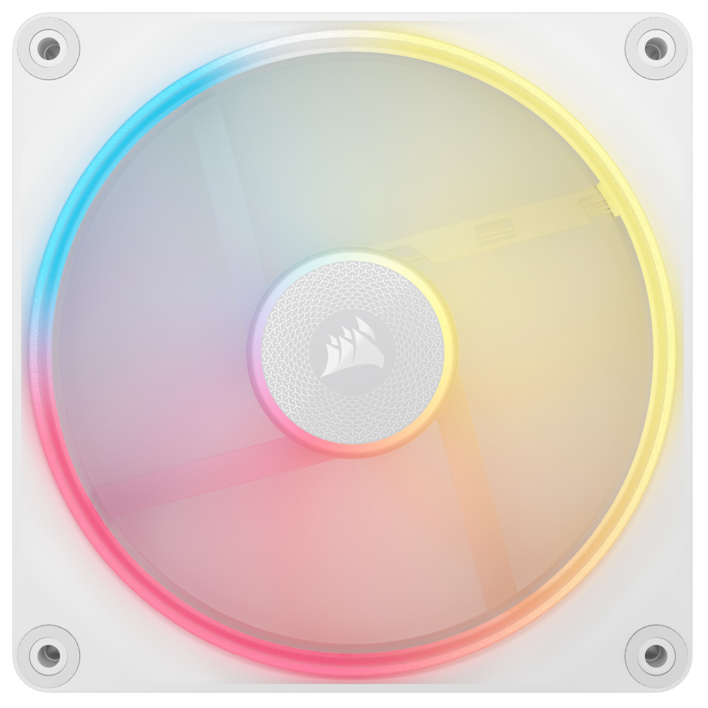 CORSAIR - CORSAIR LX140-R RGB 140mm PWM Reverse Fan - White