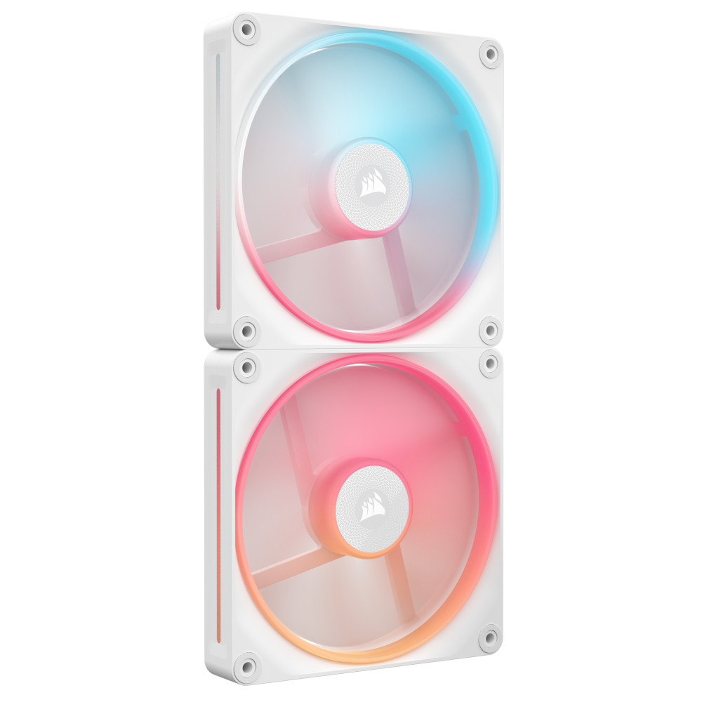 CORSAIR - CORSAIR iCUE LINK LX140-R RGB 140mm PWM Reverse Fans Starter Kit - White