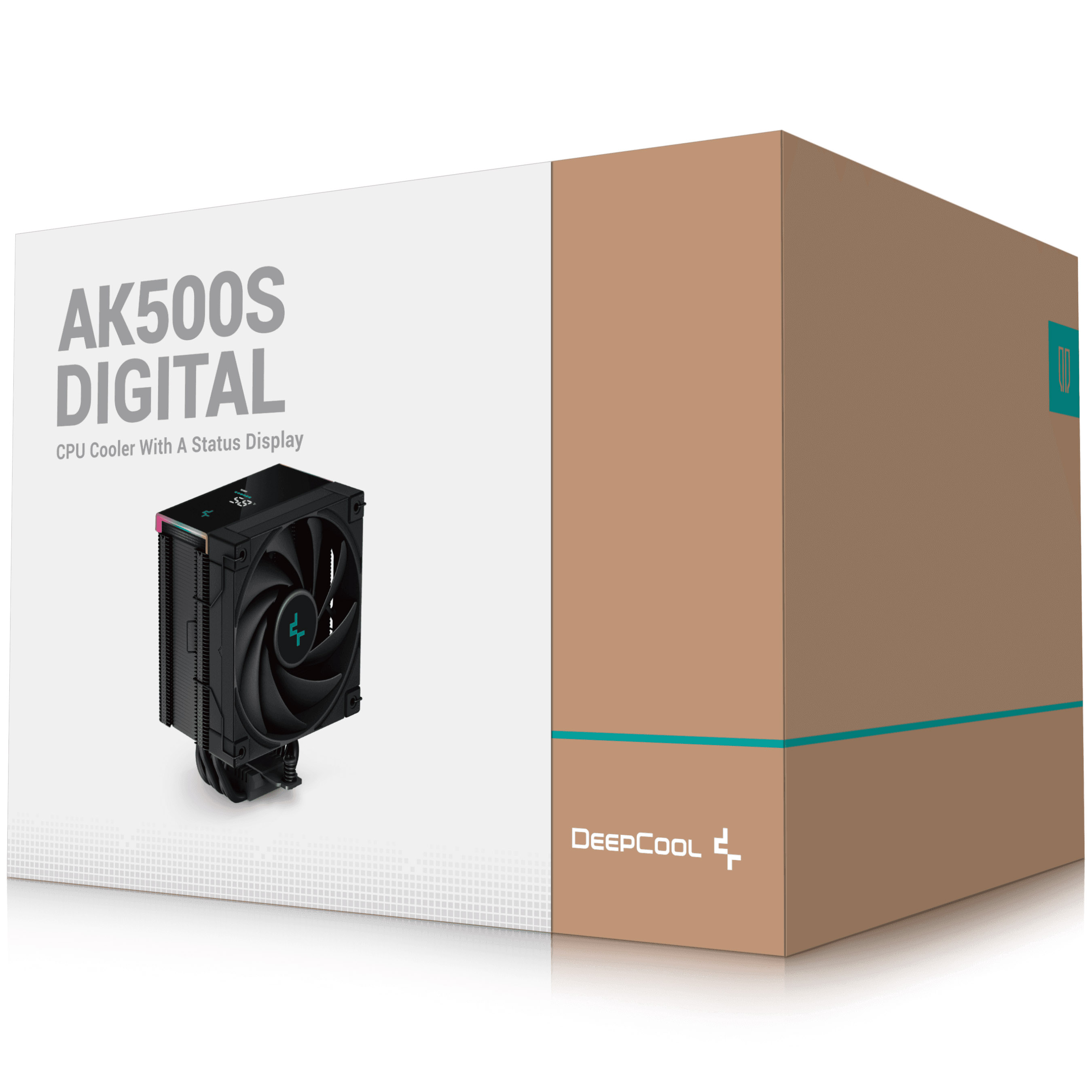DeepCool - Deepcool AK500S Digital Black CPU Cooler - 120mm