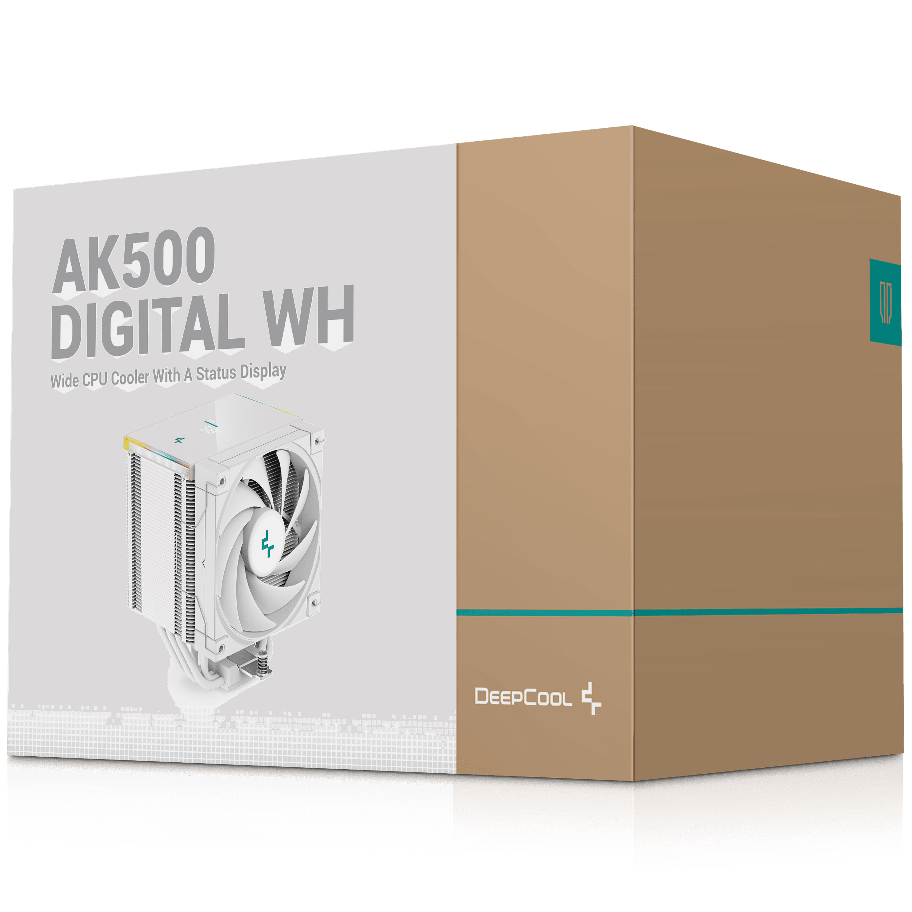 DeepCool - Deepcool AK500 Digital White CPU Cooler - 120mm