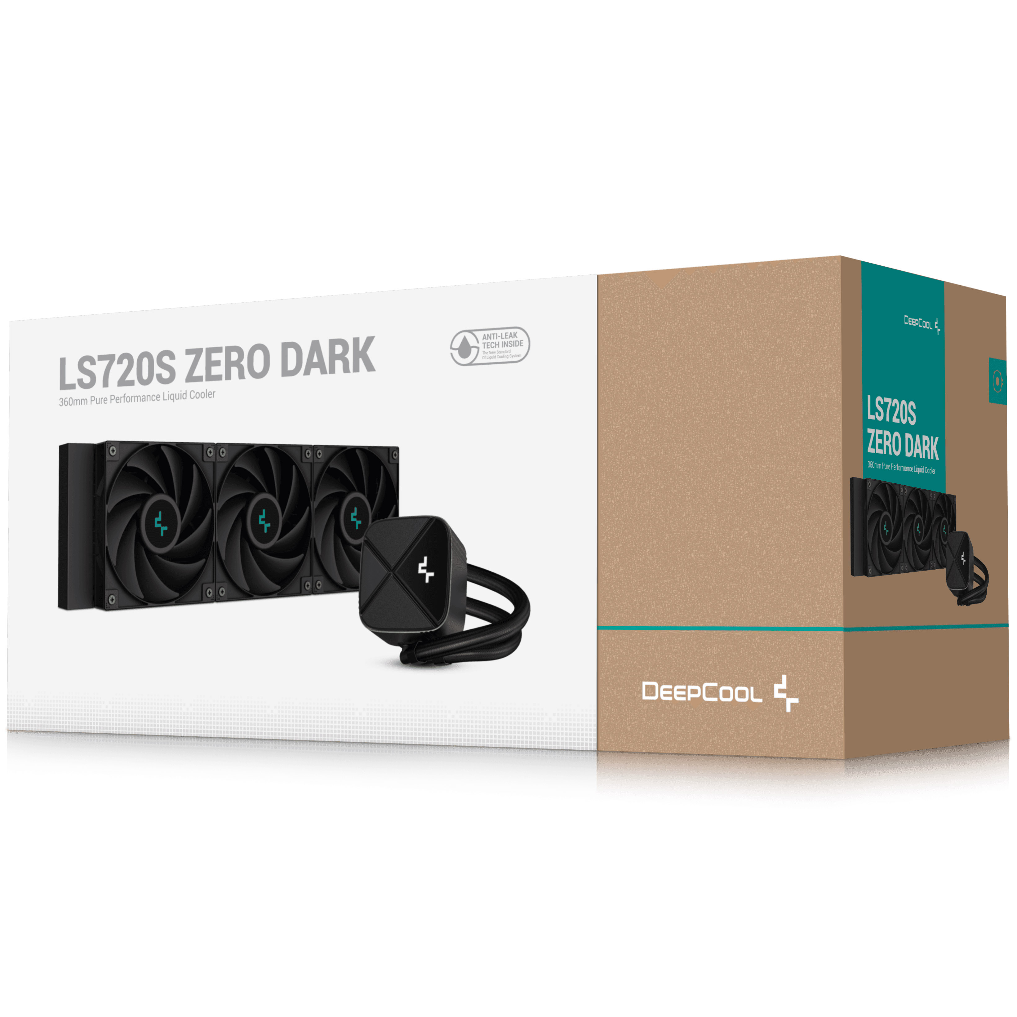DeepCool - DeepCool LS720S Zero Dark All In One CPU Water Cooler - 360mm
