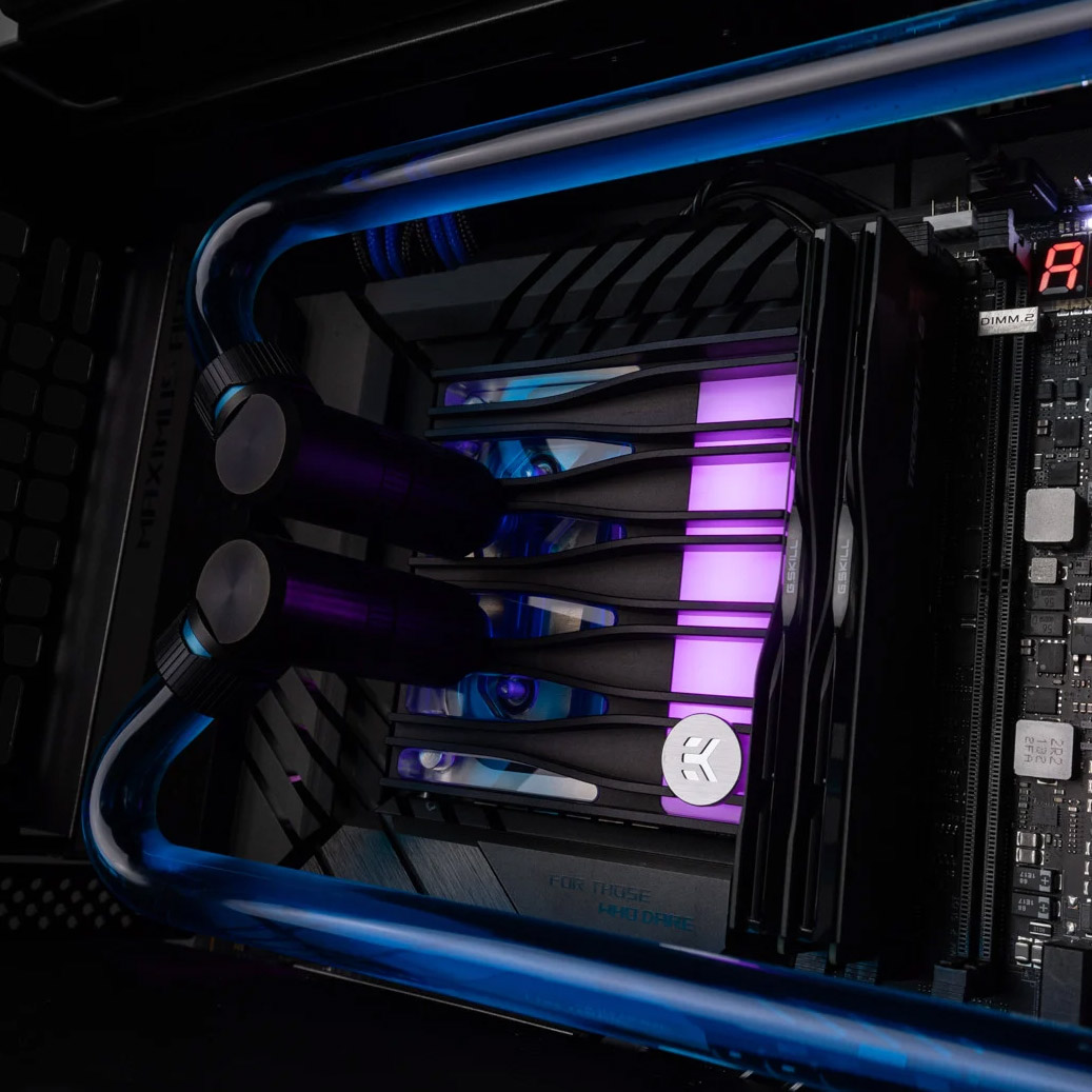 EK Water Blocks - EK Water Blocks EK-Quantum Velocity² Direct Die D-RGB CPU Water Block - 1700 Core Edition