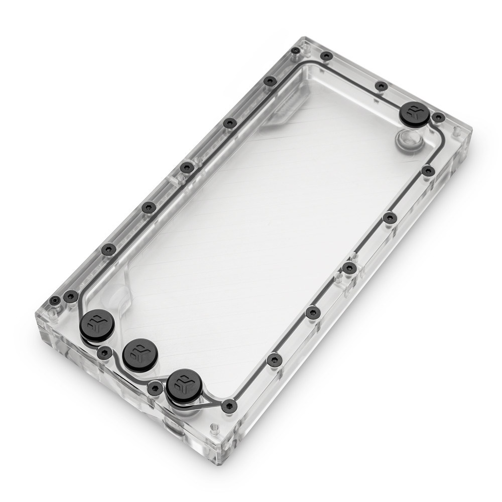 EK Water Blocks - EK Water Blocks EK-Quantum Volume3 FLT 240 D-RGB Reservoir - Plexi