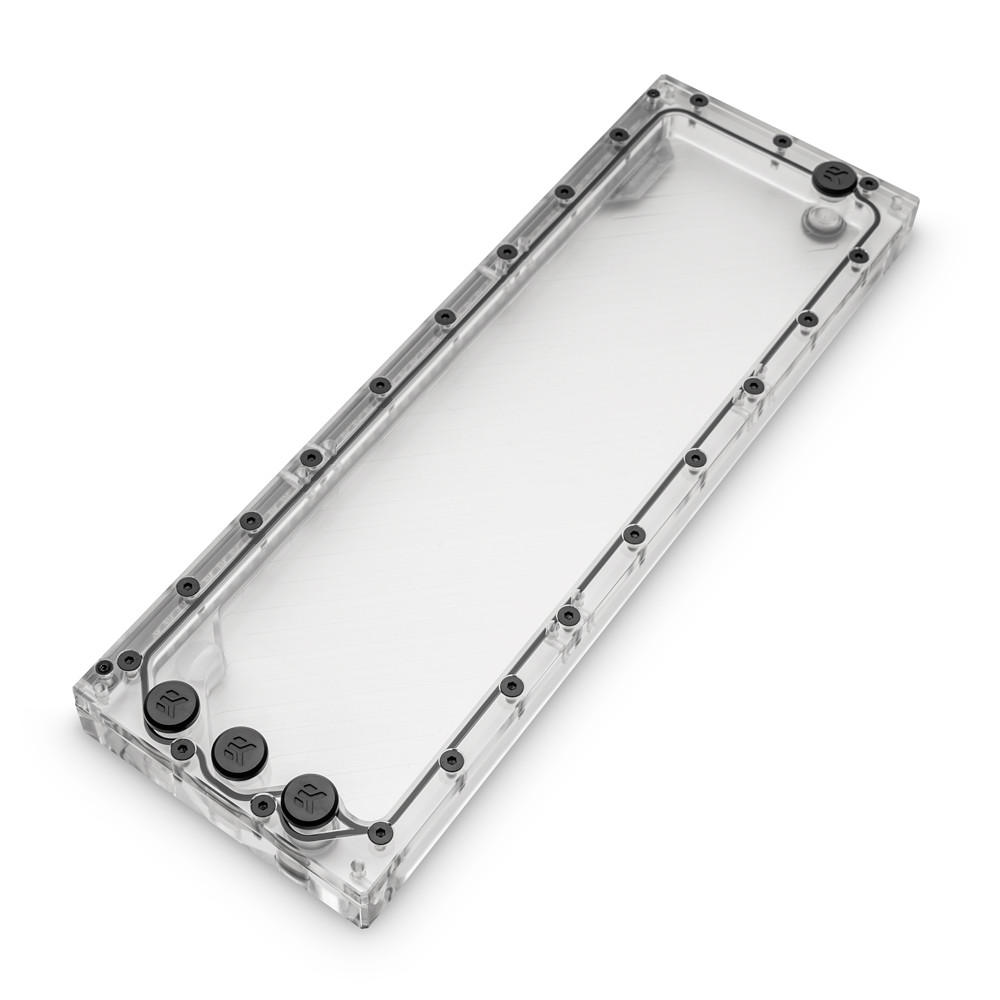 EK Water Blocks - EK Water Blocks EK-Quantum Volume3 FLT 360 D-RGB Reservoir  - Plexi