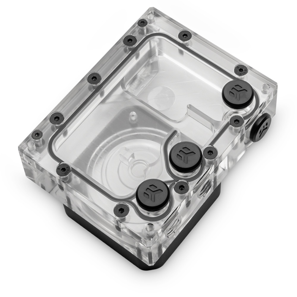 EK Water Blocks - EK Water Blocks EK-Quantum Kinetic3 FLT 92 D5/DDC Body D-RGB Reservoir - Plexi