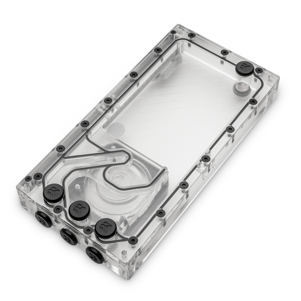 EK Water Blocks - EK Water Blocks EK-Quantum Kinetic3 FLT 240 D5/DDC Body D-RGB Reservoir - Plexi