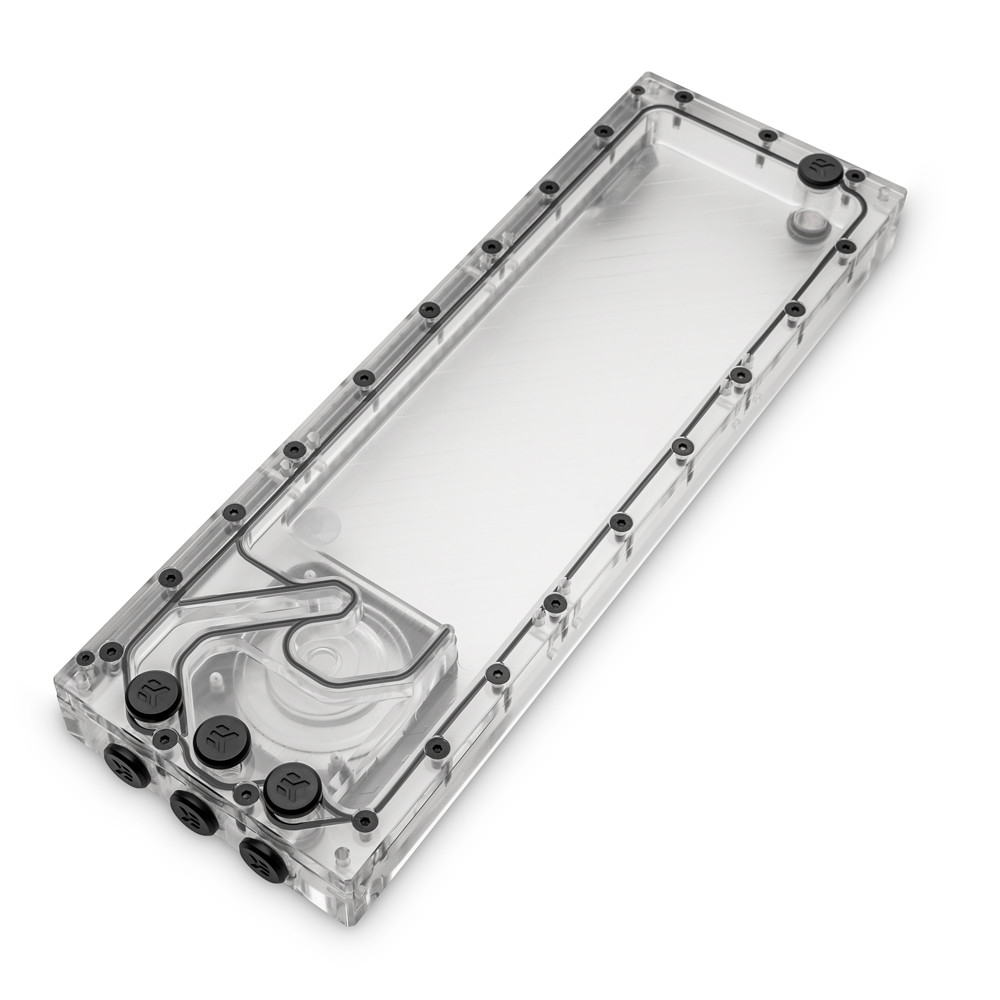 EK Water Blocks - EK Water Blocks EK-Quantum Kinetic3 FLT 360 D5/DDC Body D-RGB Reservoir - Plexi