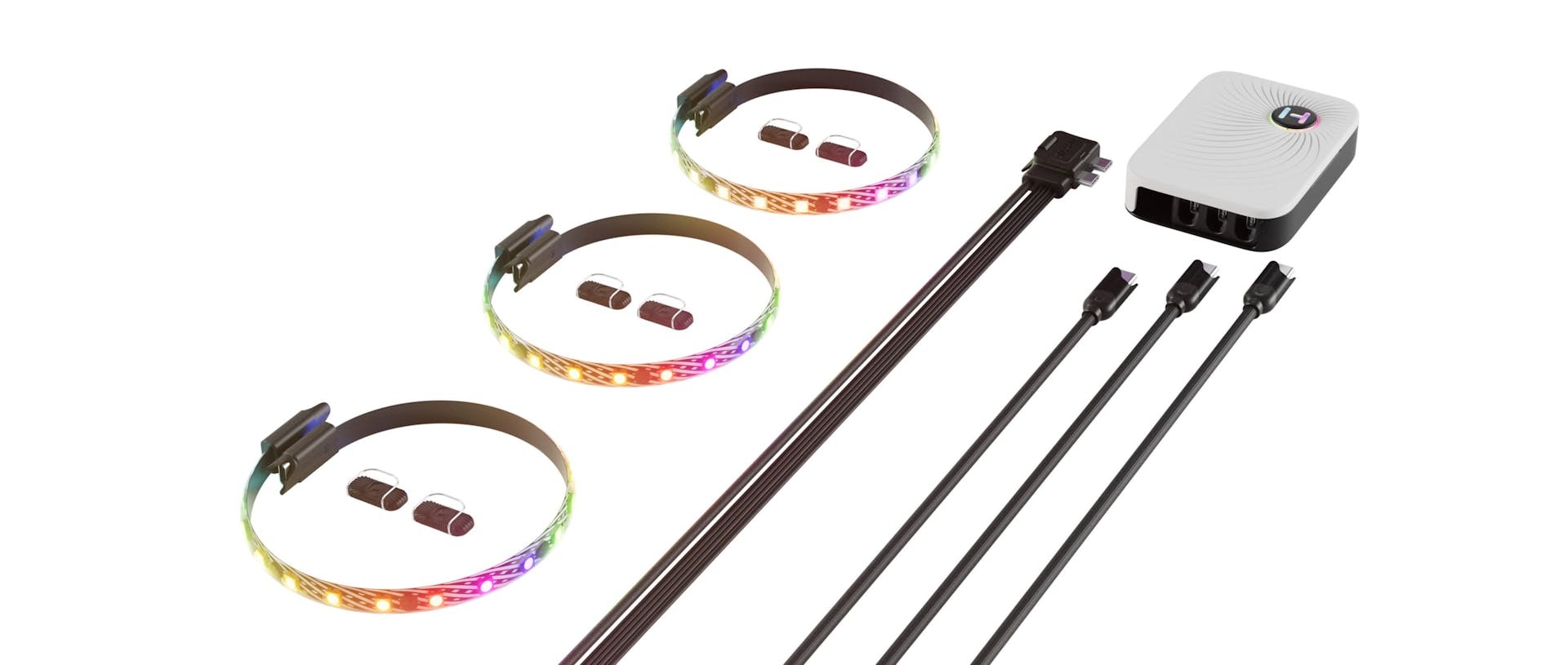 HYTE - HYTE LS10 LED Strip 3 Pack with NP50
