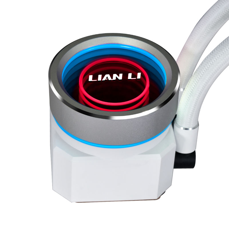 Lian Li - Lian Li Galahad II Trinity Performance AIO 360mm CPU Water Cooler - White
