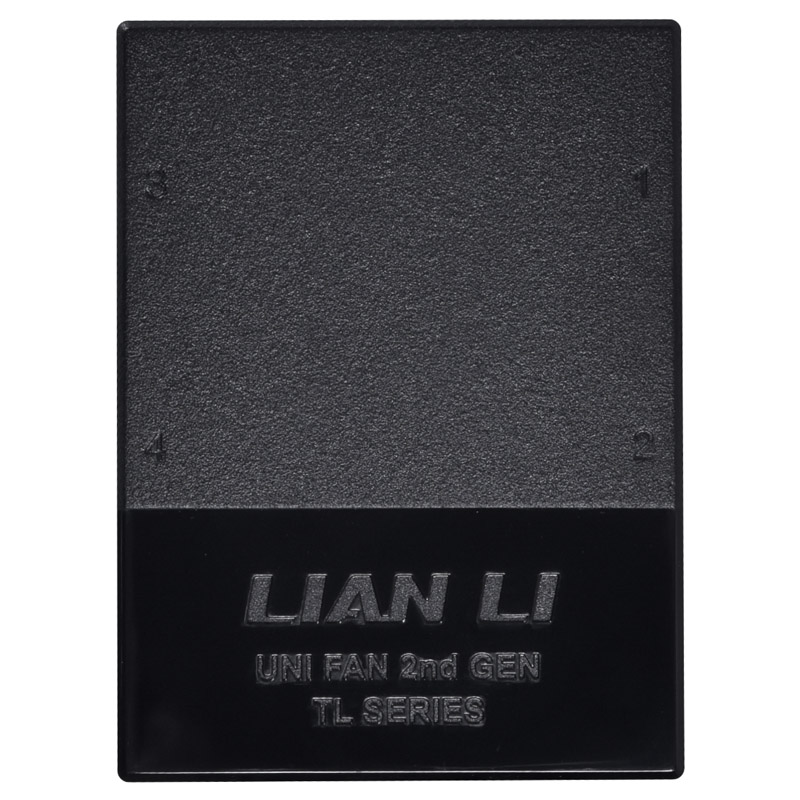 Lian Li - Lian Li UNI FAN TL RGB and LCD Editions Powered Fan Hub - Black
