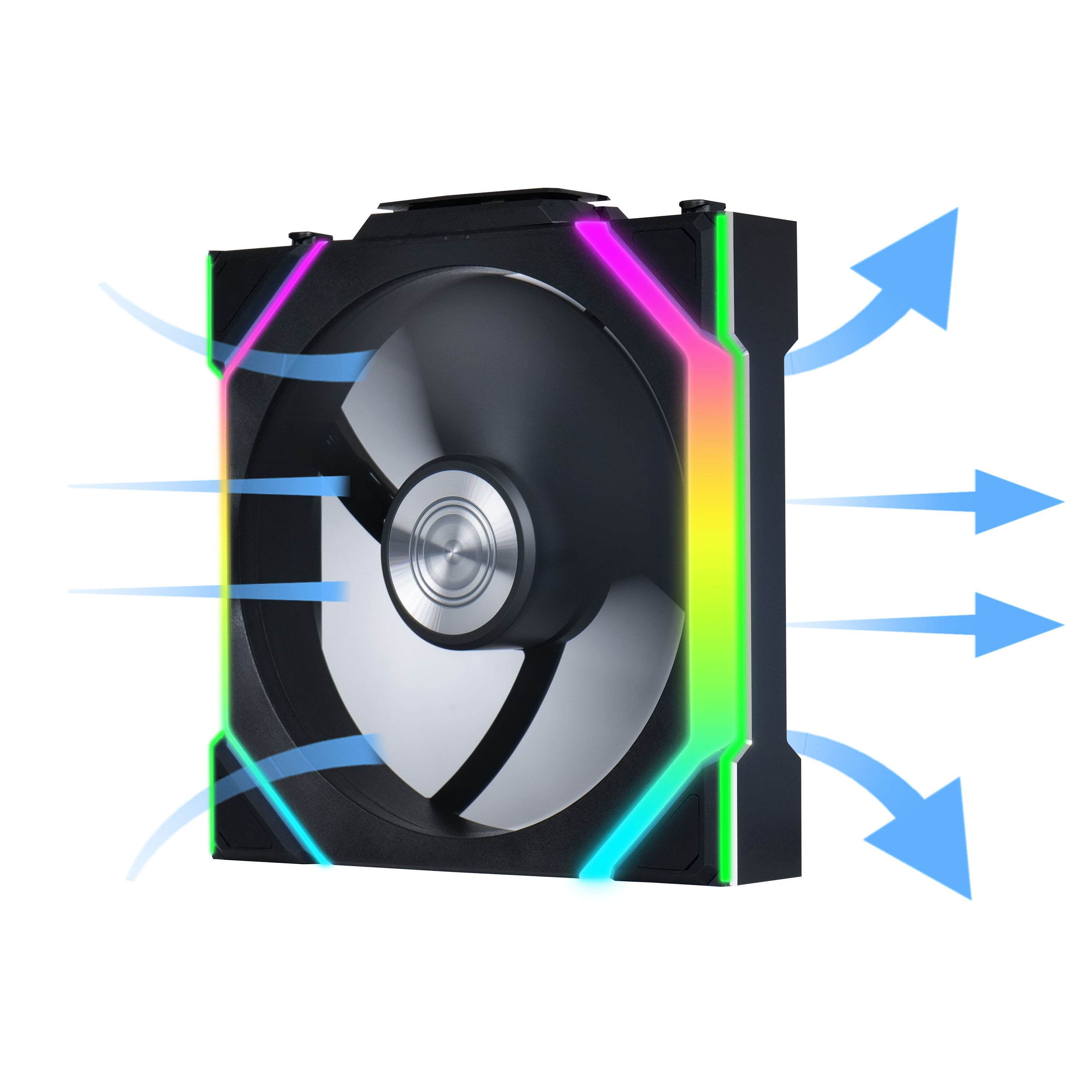 Lian Li - Lian Li UNI SL WIRELESS RGB 120mm Fan - Black