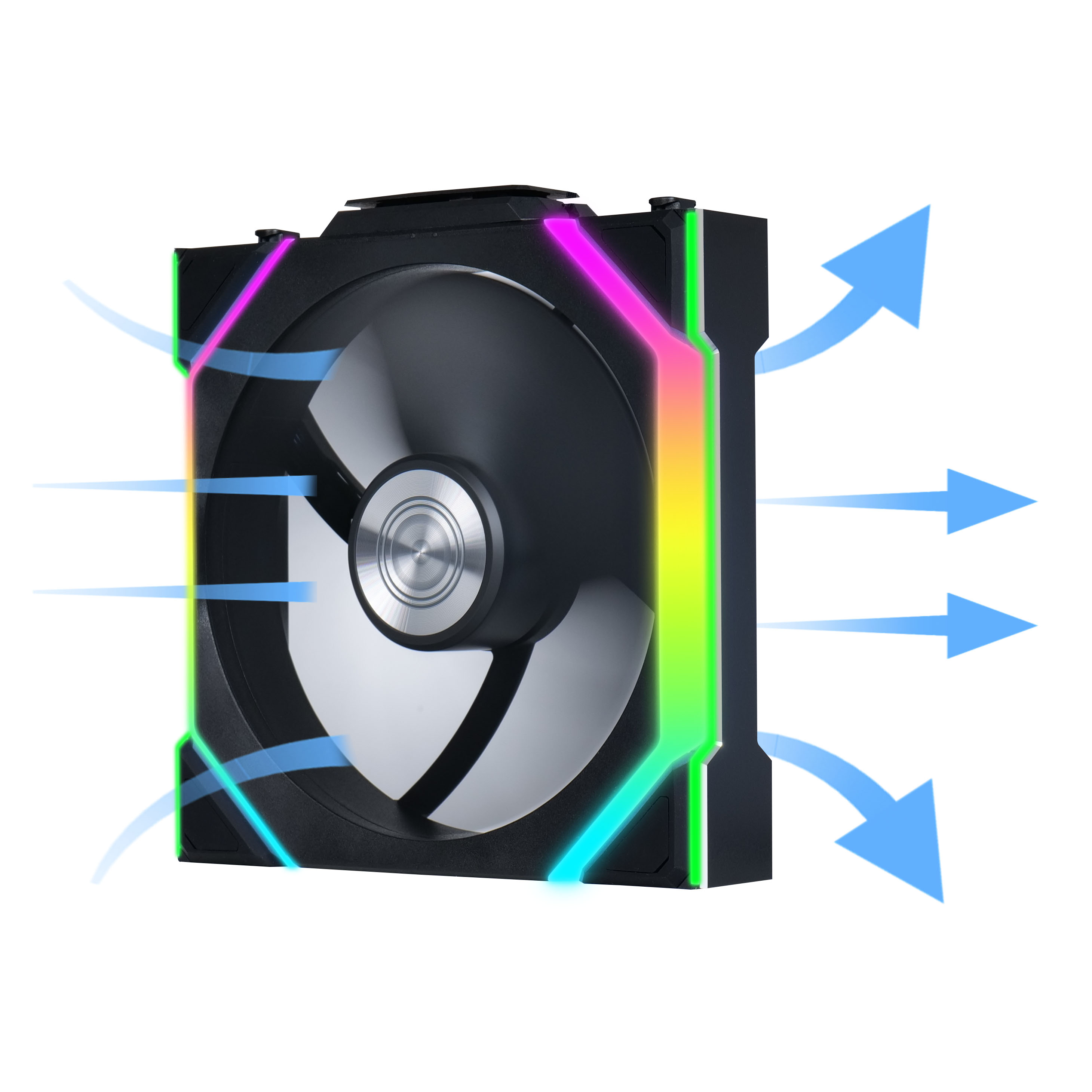 Lian Li - Lian Li UNI SL WIRELESS RGB 120mm Fan Triple Pack - Black