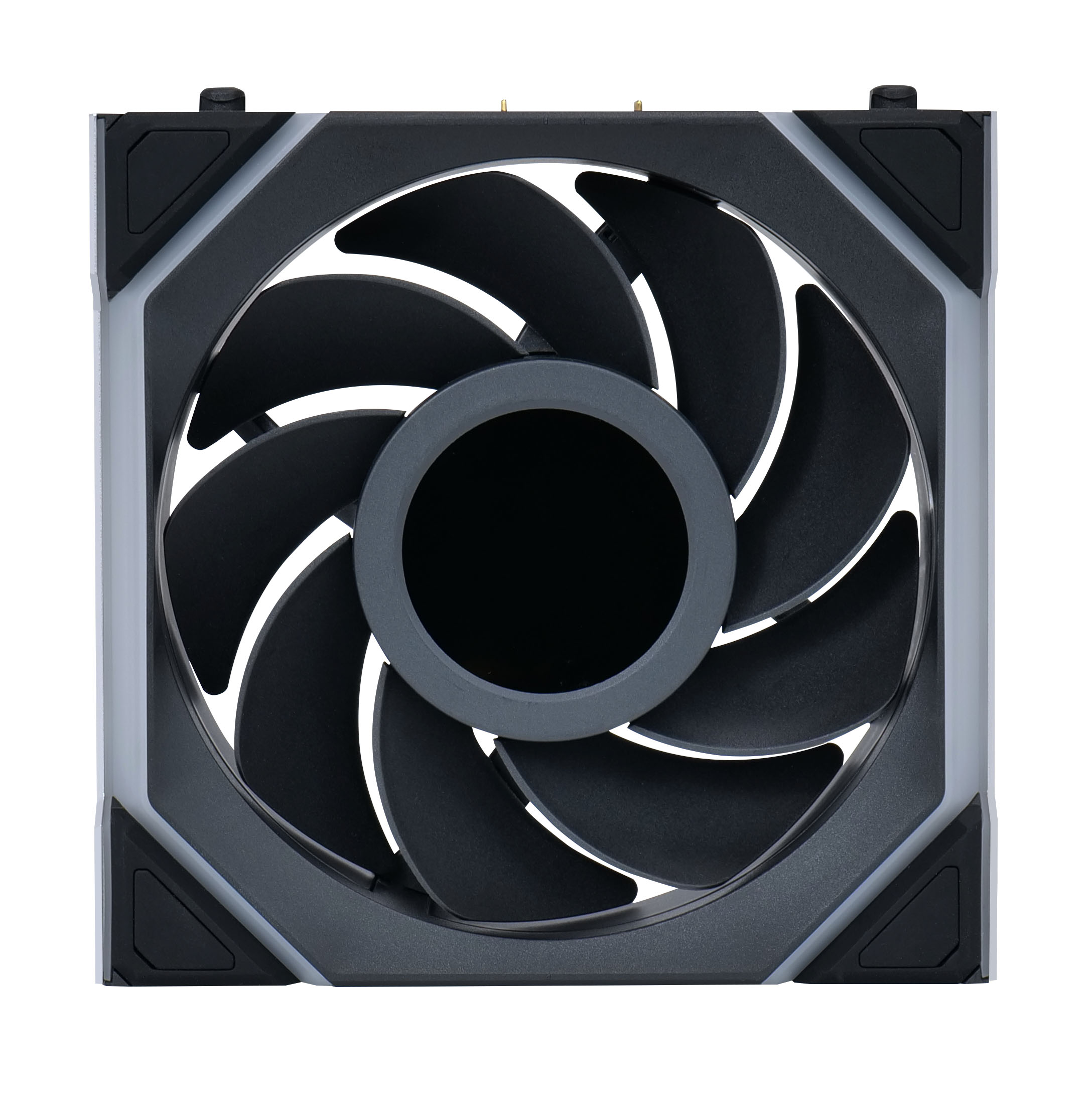 Lian Li - Lian Li UNI SL WIRELESS LCD RGB Reverse Flow 120mm Fan - Black