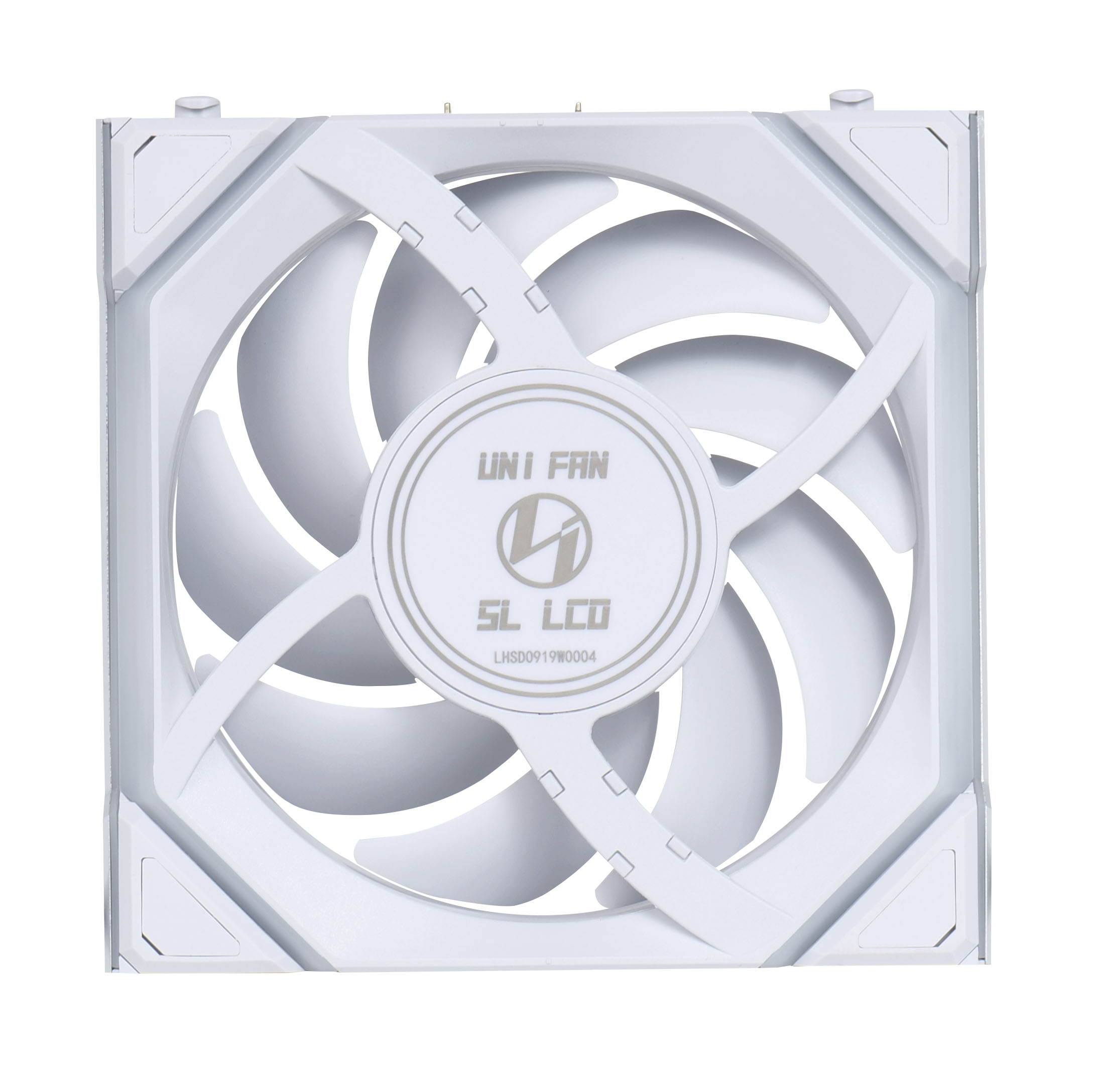 Lian Li - Lian Li UNI SL WIRELESS LCD RGB Reverse Flow 120mm Fan - White