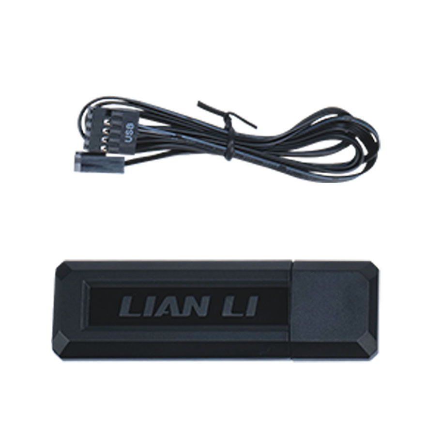 Lian Li - Lian Li UNI SL WIRELESS LCD RGB 120mm Fan Triple Pack - Black