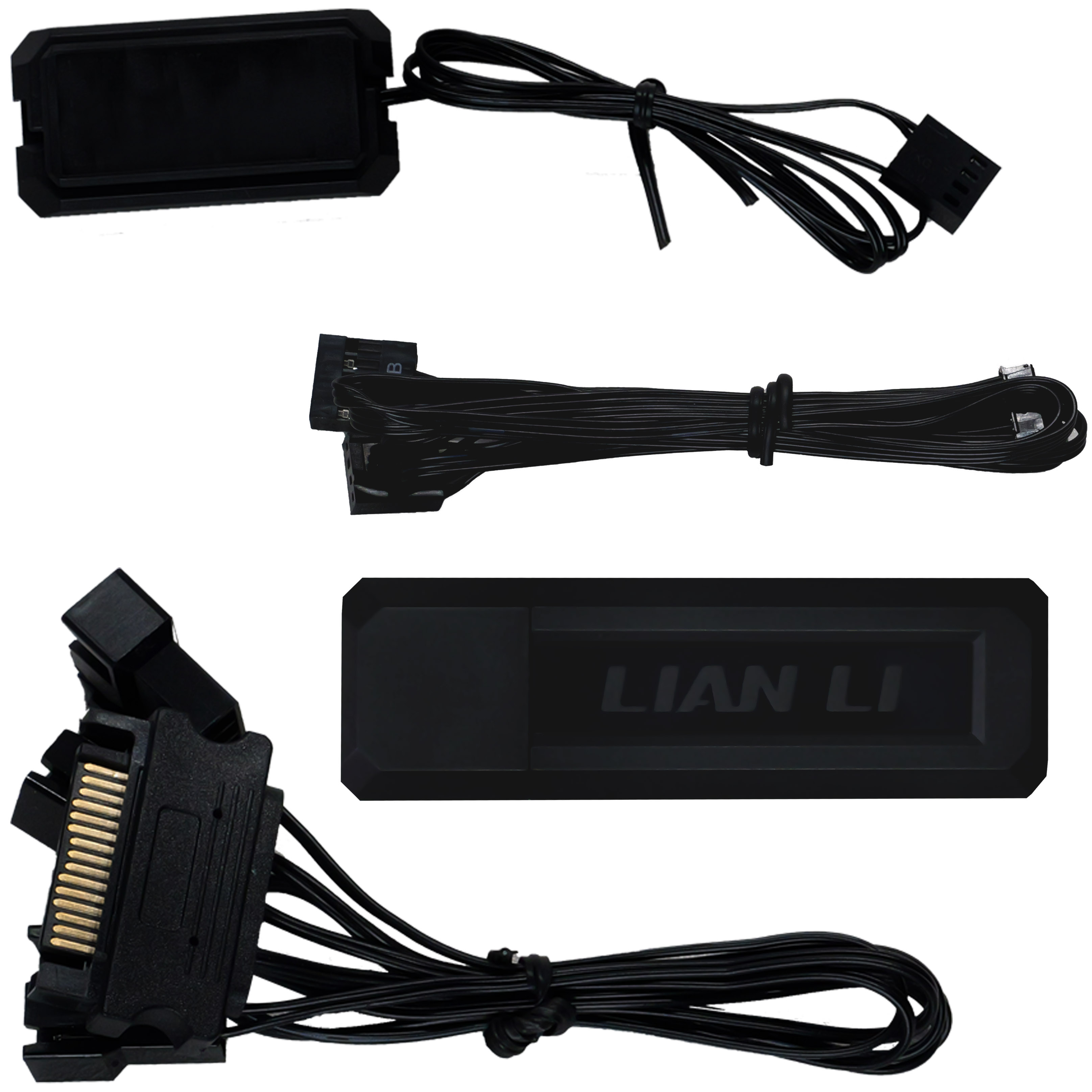 Lian Li - Lian Li UNI FAN TL Wireless 120 Black Triple Fan Pack with Controller - 120mm