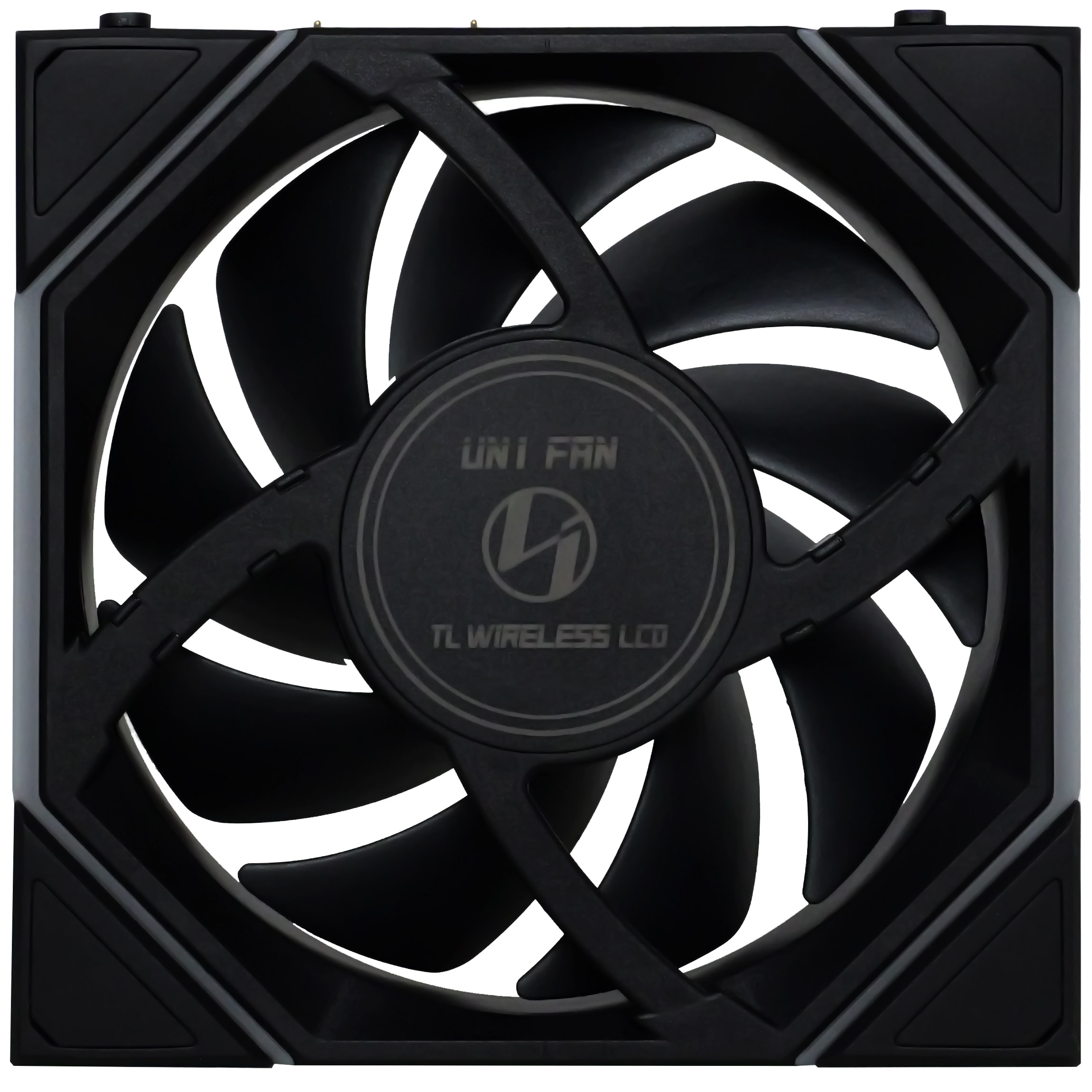 Lian Li - Lian Li UNI FAN TL LCD Wireless Reverse 120 Black Fan - 120mm