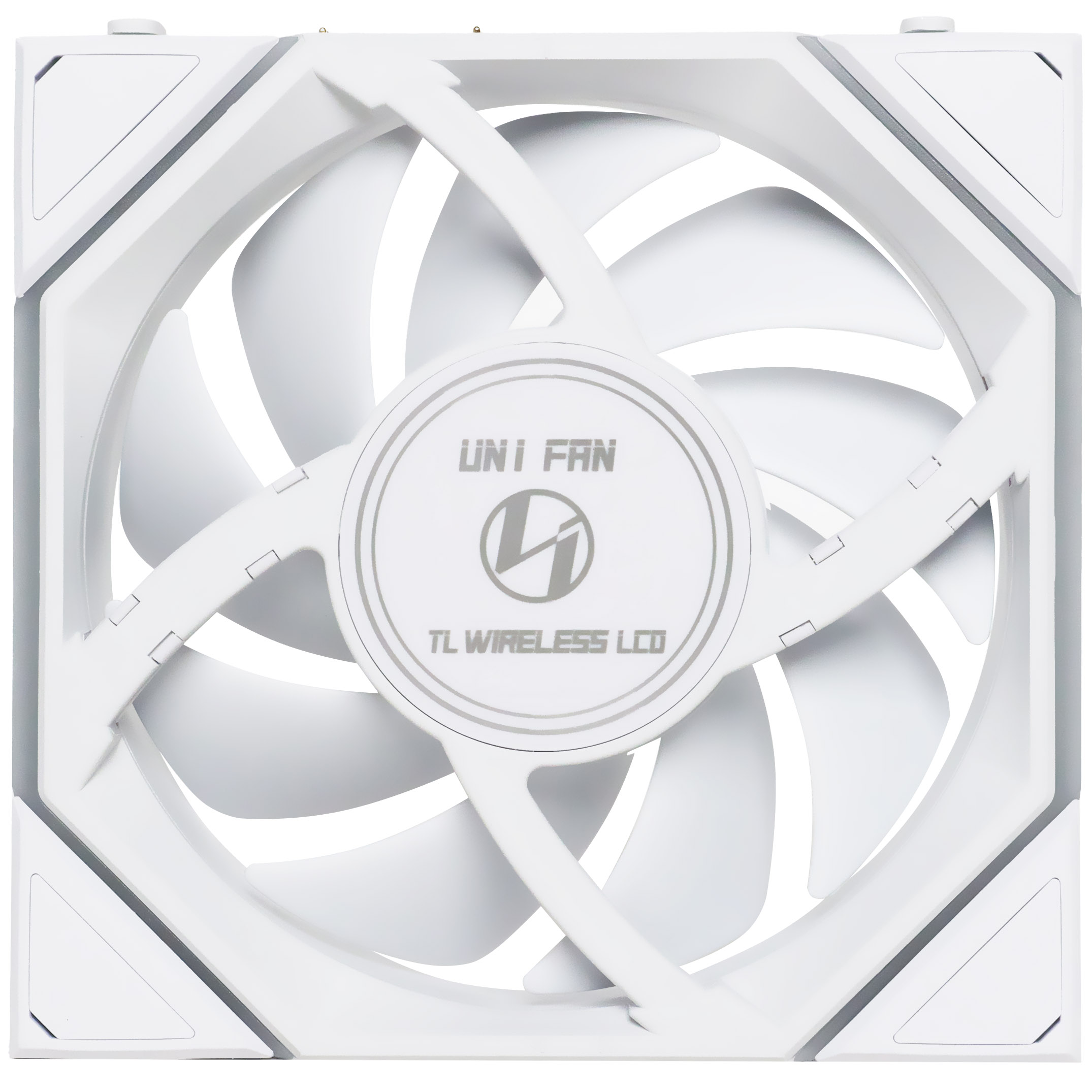 Lian Li - Lian Li UNI FAN TL LCD Wireless Reverse 120 White Fan - 120mm