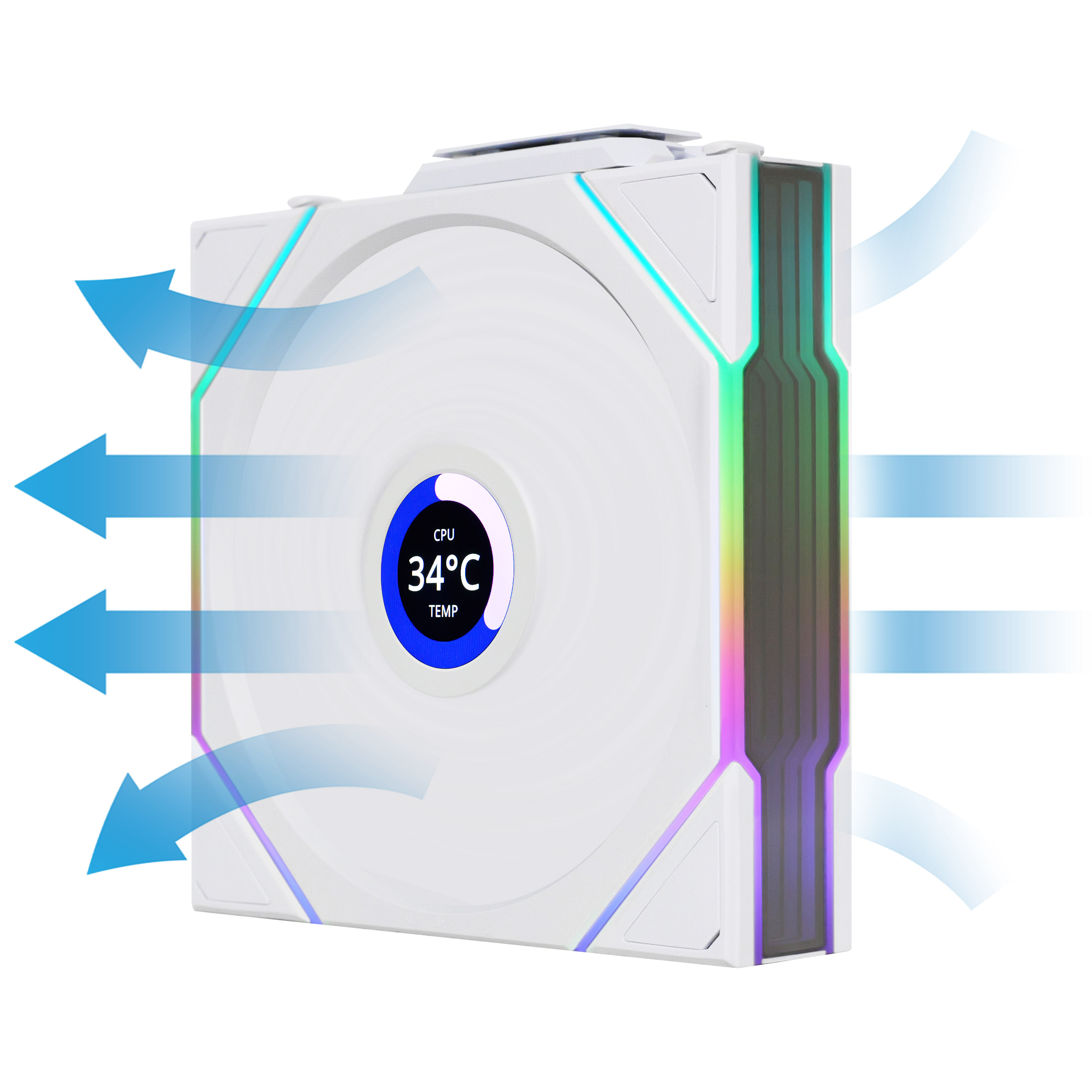 Triple Lian Li UNI Fan TL LCD Wireless 120mm PWM Reverse Triple Lian Li UNI Fan TL LCD Wireless 120mm PWM Reverse