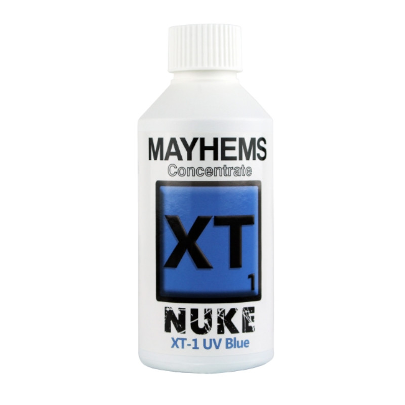 Mayhems - Mayhems - PC Coolant - XT1 Concentrate - Thermal Performance Series, UV Fluorescent, 250 ml, Blue
