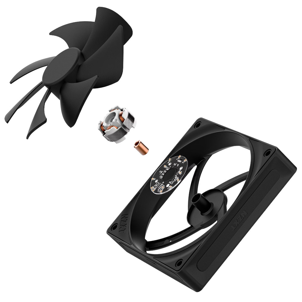 NZXT - NZXT F140Q V2 High Perfomance PWM Black Fan - 140mm