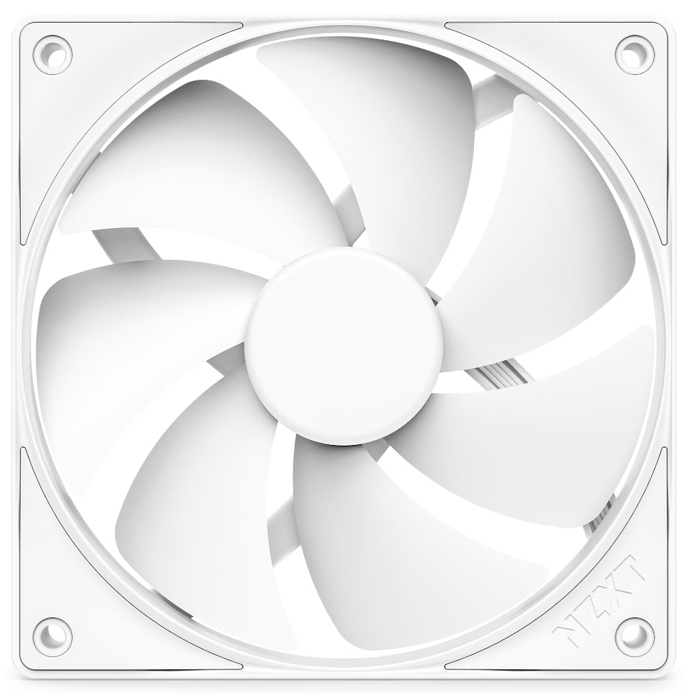 NZXT - NZXT F140P V2 High Performance PWM White Fan - 140mm