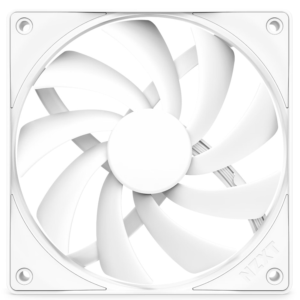 NZXT - NZXT F140Q V2 Quiet Airflow White PWM Fan - 140mm