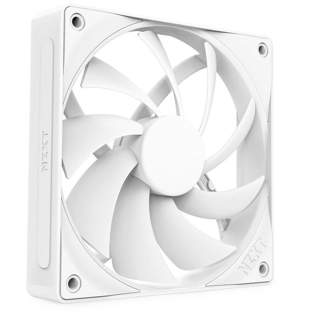 NZXT F140Q V2 Quiet Airflow White PWM Fan - 140mm