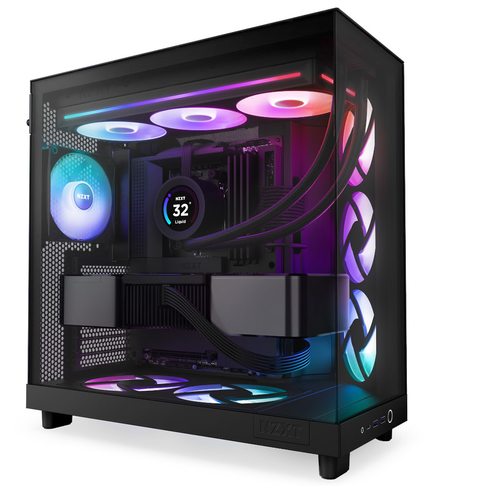 NZXT - NZXT F360 RGB Core 360mm Single Frame Fan  - Black