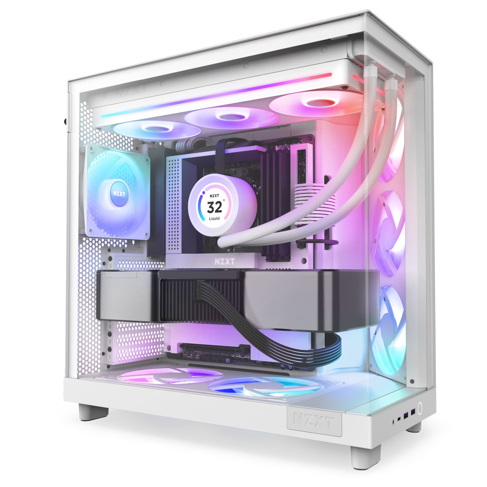 NZXT - NZXT F360 RGB Core 360mm Single Frame - White