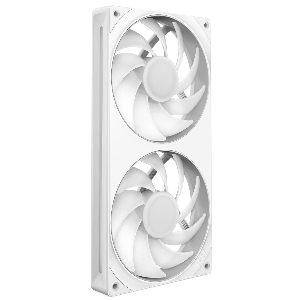 NZXT - NZXT F240 RGB Core 240mm Single Frame - White