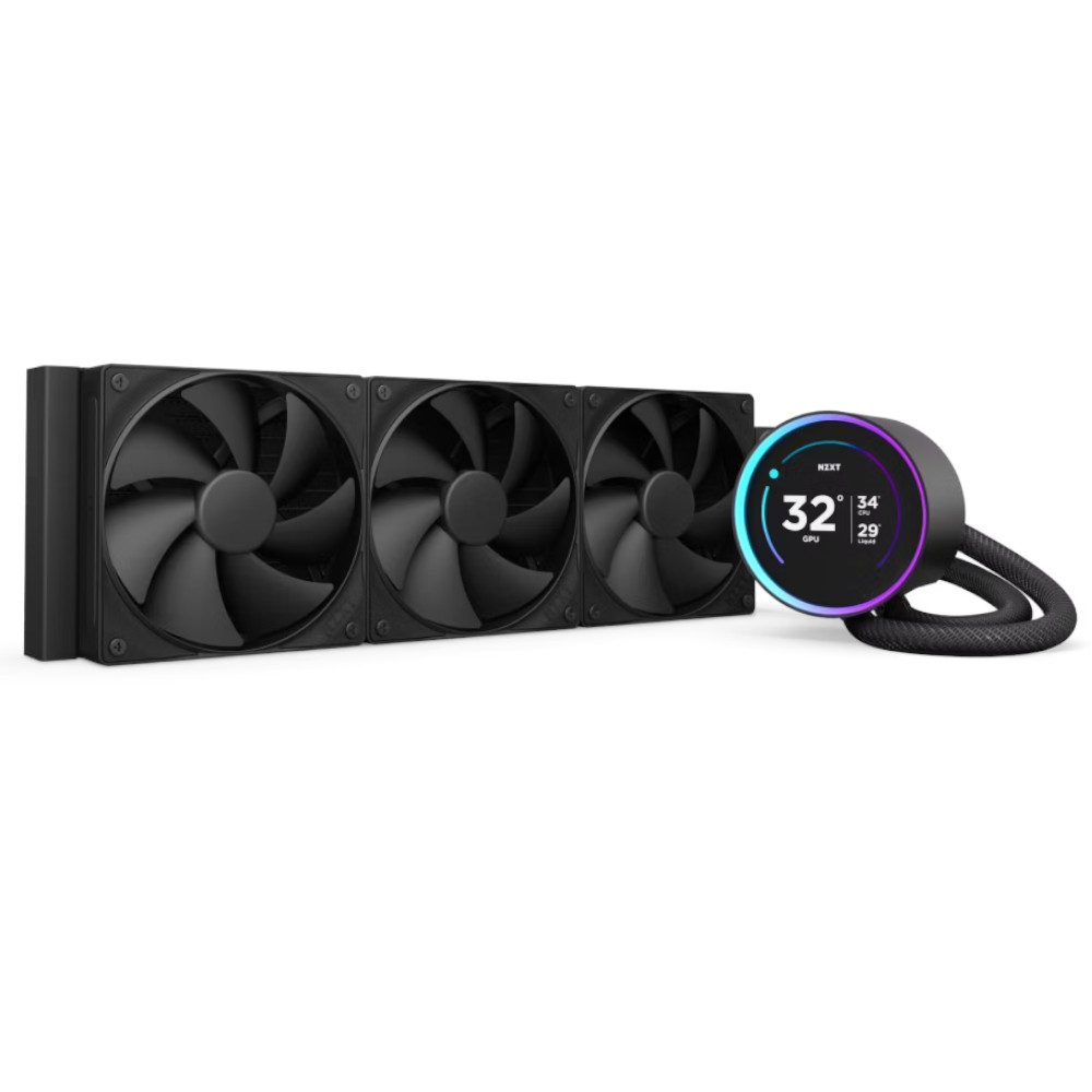 NZXT Kraken 360 Elite V2 Black AIO CPU Water Cooler - 360mm