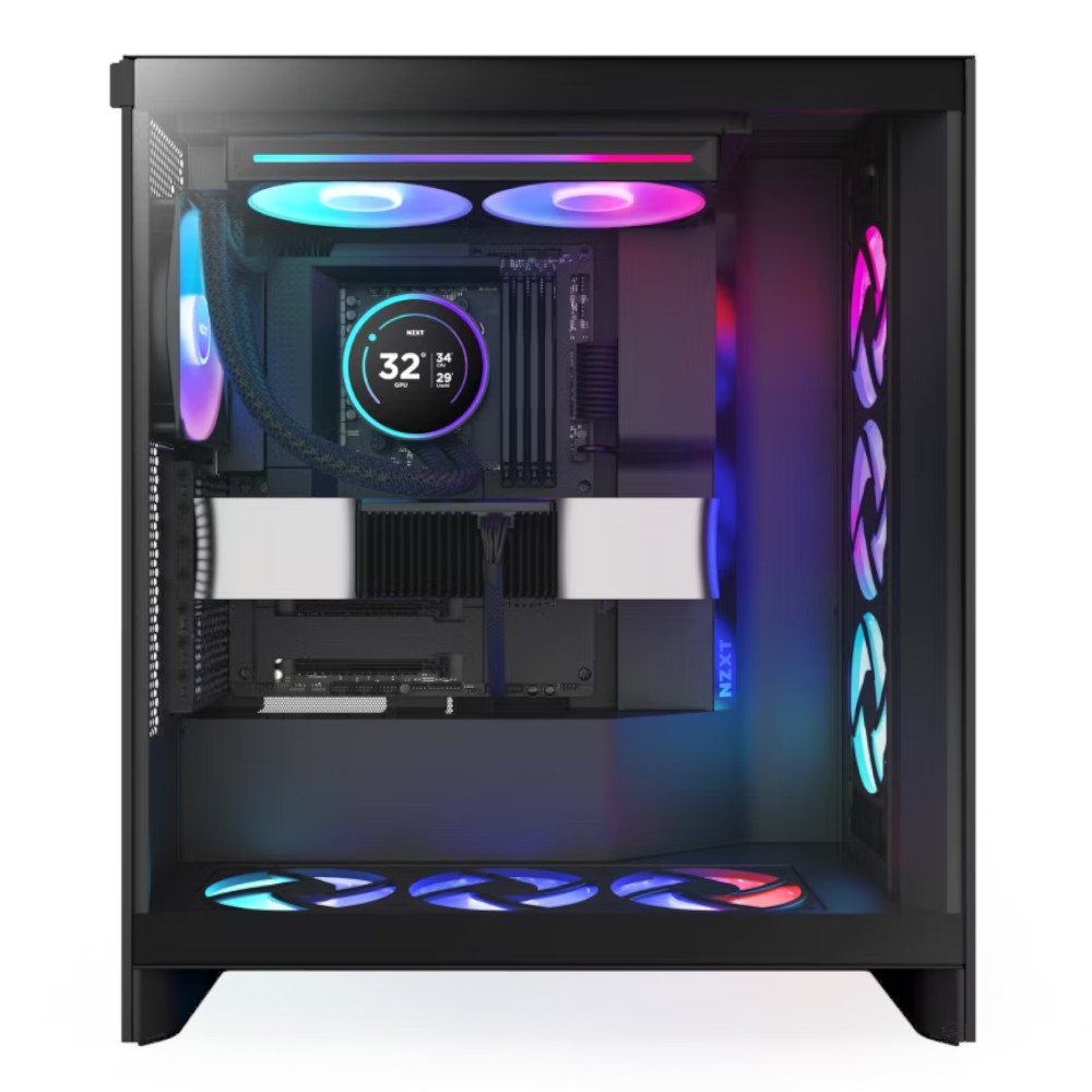 NZXT - NZXT Kraken 280 Elite V2 Black RGB AIO CPU Water Cooler - 280mm